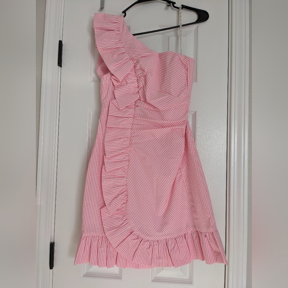 Lilly Pulitzer Pink and White Dress